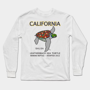 California - Leatherback Sea Turtle - Salsa Long Sleeve T-Shirt